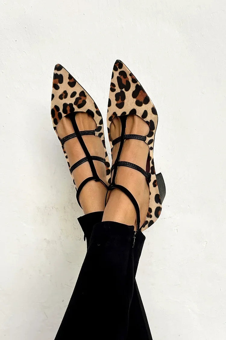 LUDOVICA | ANIMAL PRINT BALLET FLATS