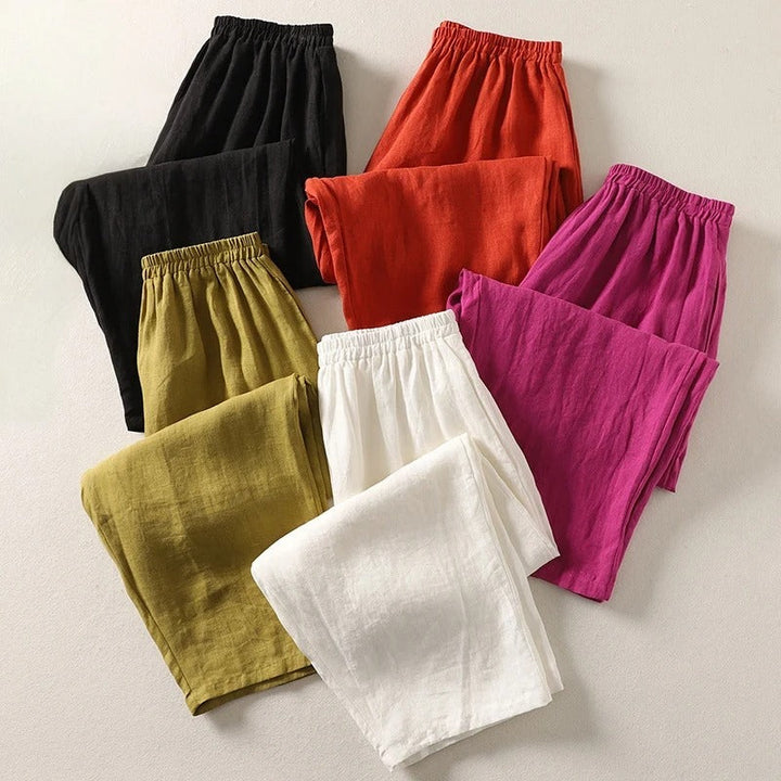 ALISA | COMFORTABLE LINEN TROUSERS