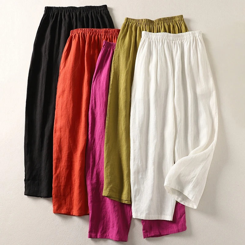 ALISA | COMFORTABLE LINEN TROUSERS