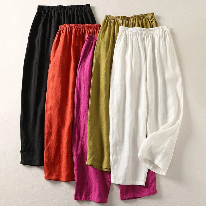 ALISA | COMFORTABLE LINEN TROUSERS