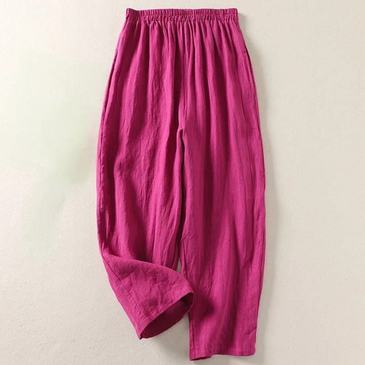 ALISA | COMFORTABLE LINEN TROUSERS