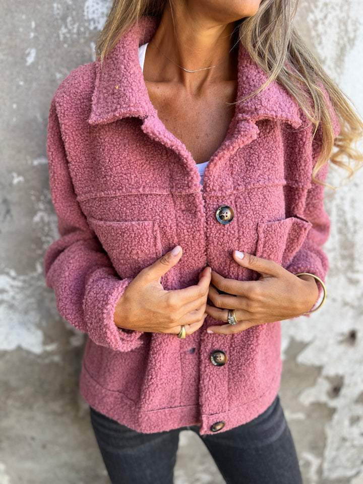 Alizée | Buttoned Cozy Jacket