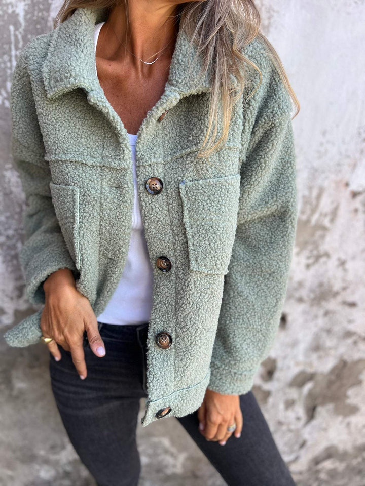 Alizée | Buttoned Cozy Jacket