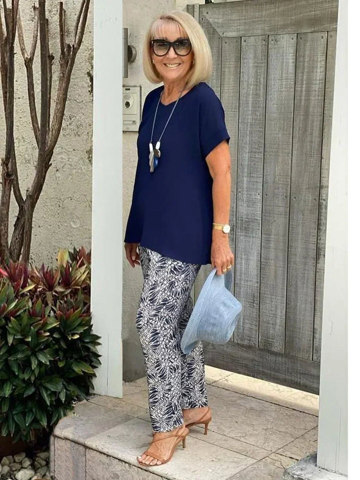 Karis | Stylish Printed Pants and Top Set