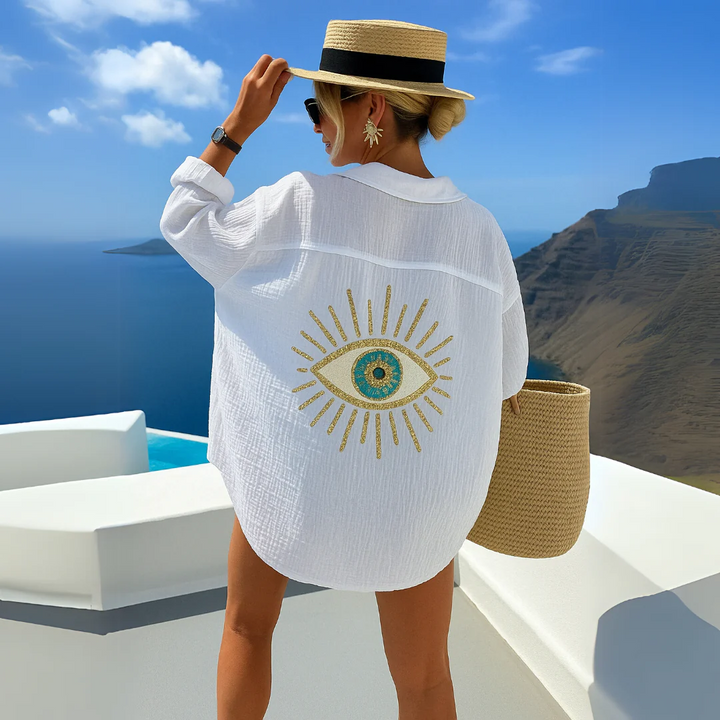Solène | Lightweight Blouse with Bohemian Chic Style