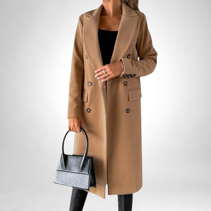 DESIREE™ | LONG COAT WITH DOUBLE BUTTON