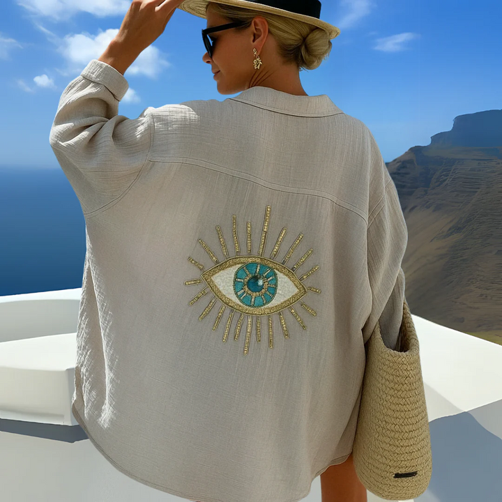 Solène | Lightweight Blouse with Bohemian Chic Style