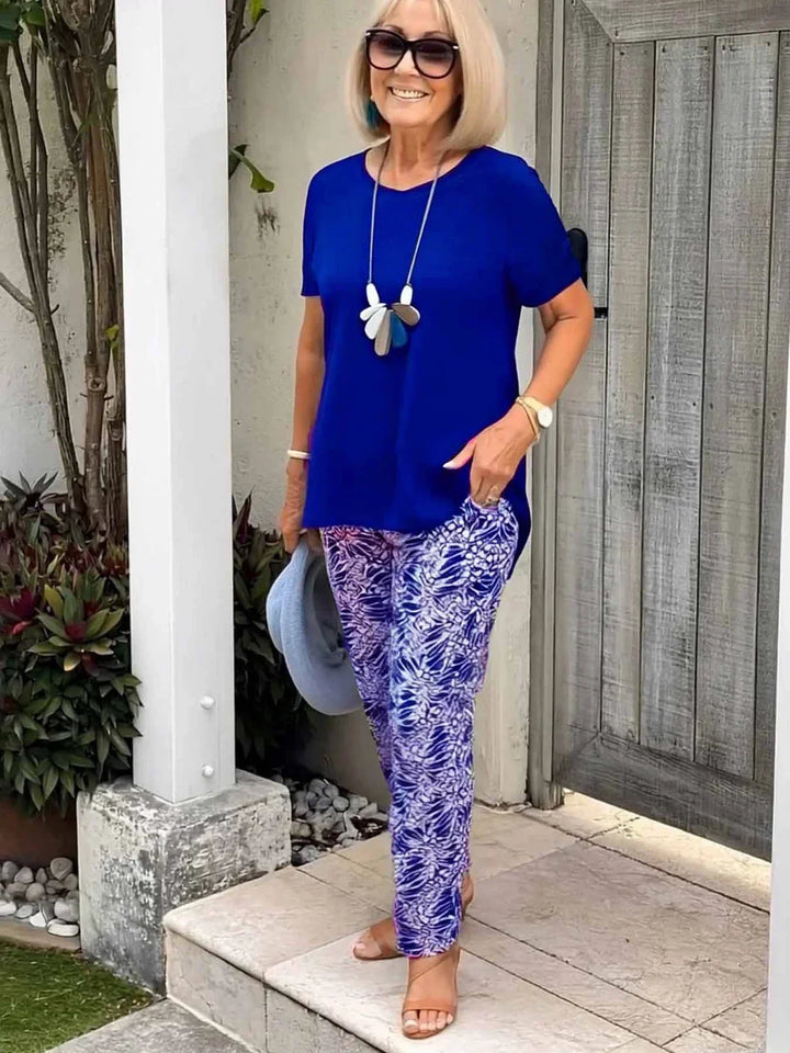 Karis | Stylish Printed Pants and Top Set