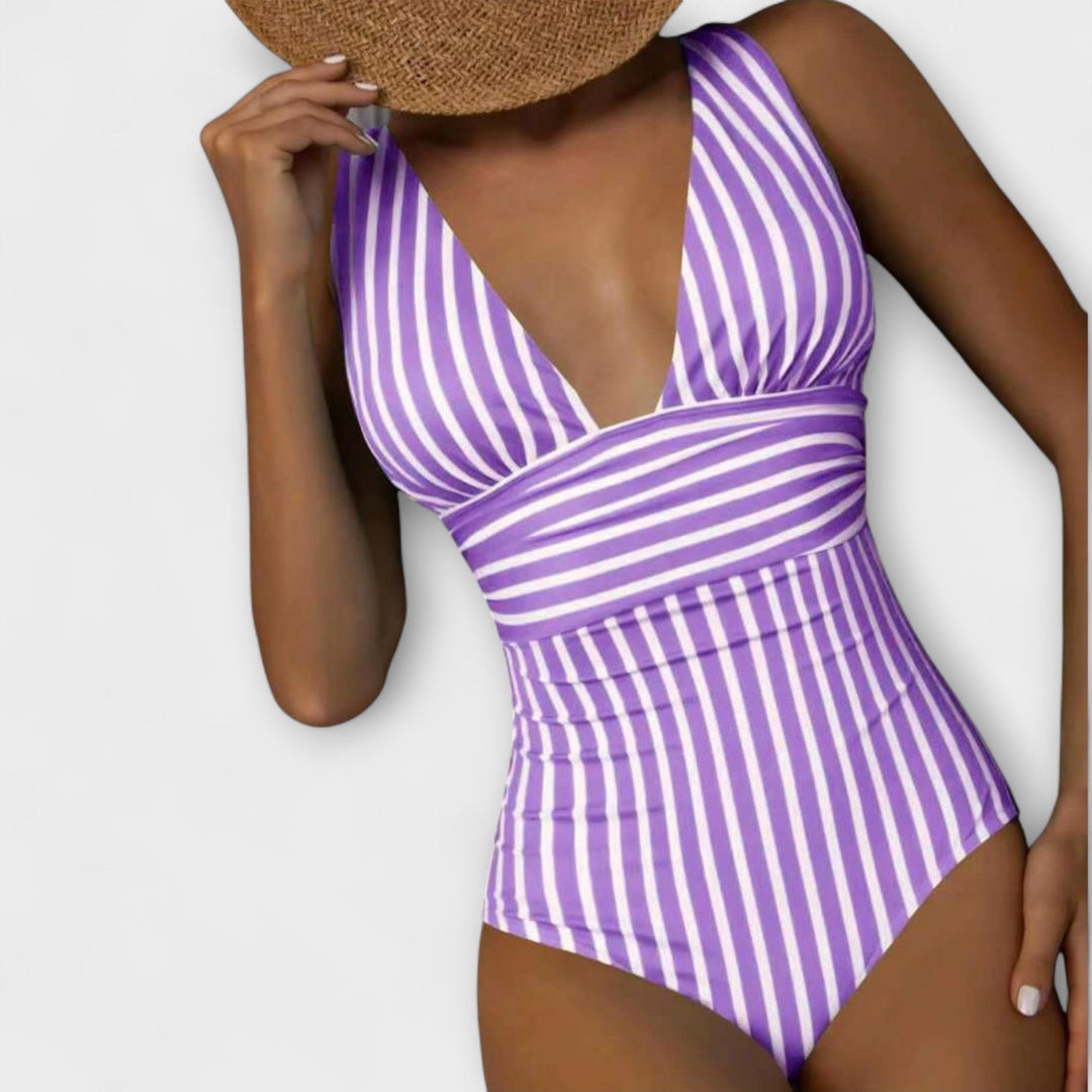 Aurora™ | Striped One-Piece Swimsuit