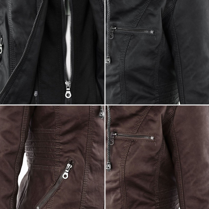 Monika™ | Robust and Elegant Leather Jacket