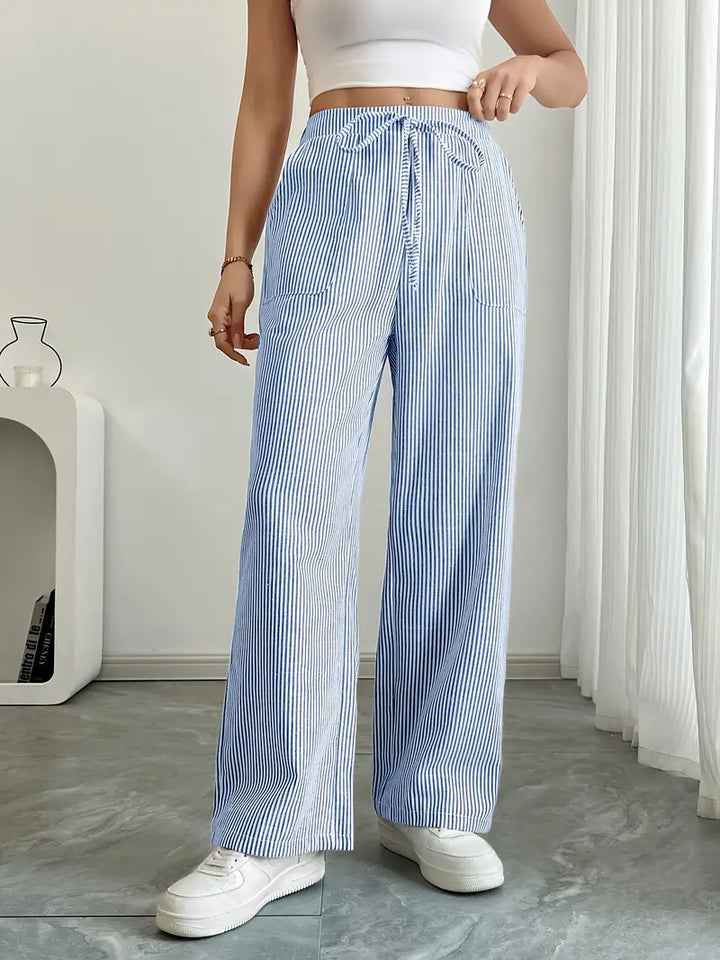 KARINA | STYLISH STRIPED TROUSERS