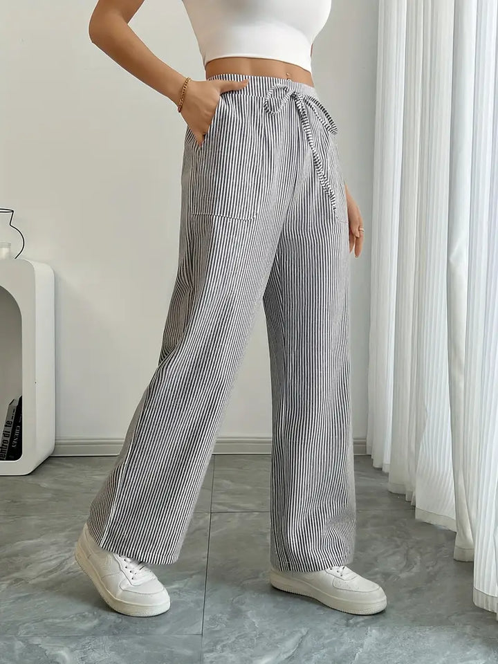 KARINA | STYLISH STRIPED TROUSERS