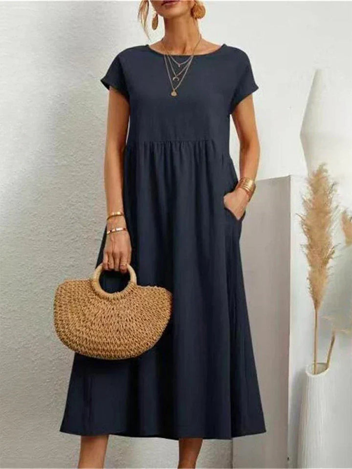 Saffron - Vintage Comfortable Summer Dress