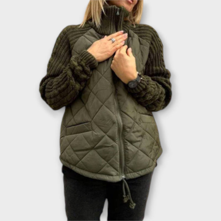 Valerie - Elegant High-Collar Coat