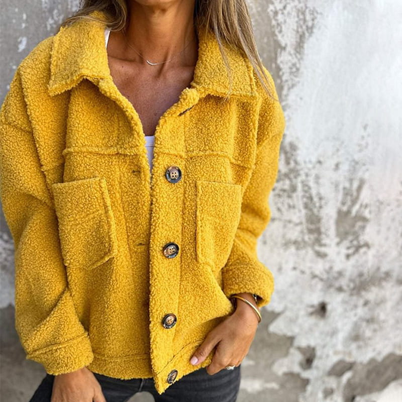 Alizée | Buttoned Cozy Jacket
